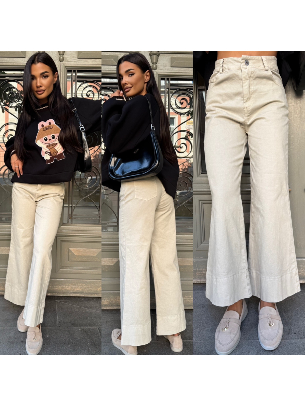 Pantaloni Meffy Latte 