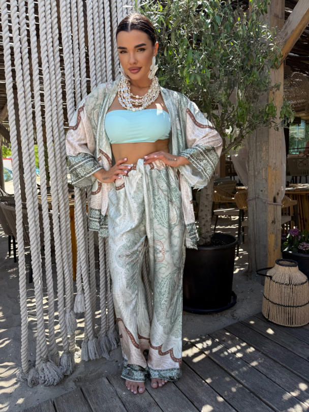 Pantaloni Mezaso Mint Breeze