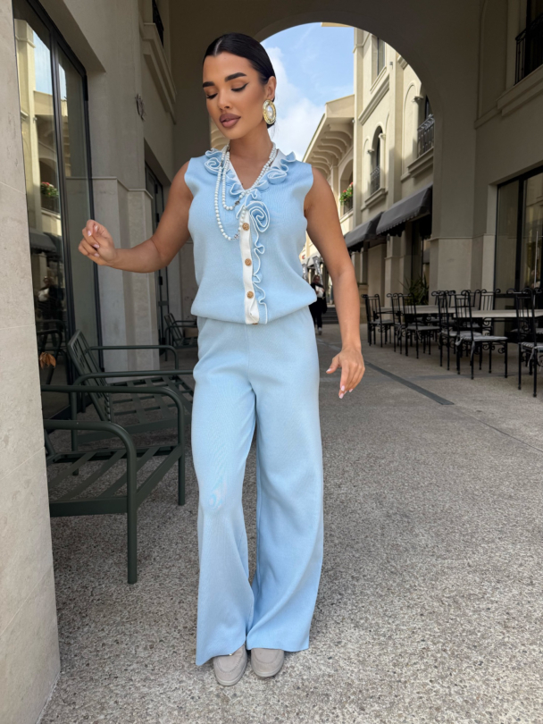 Pantaloni Neriman Blue