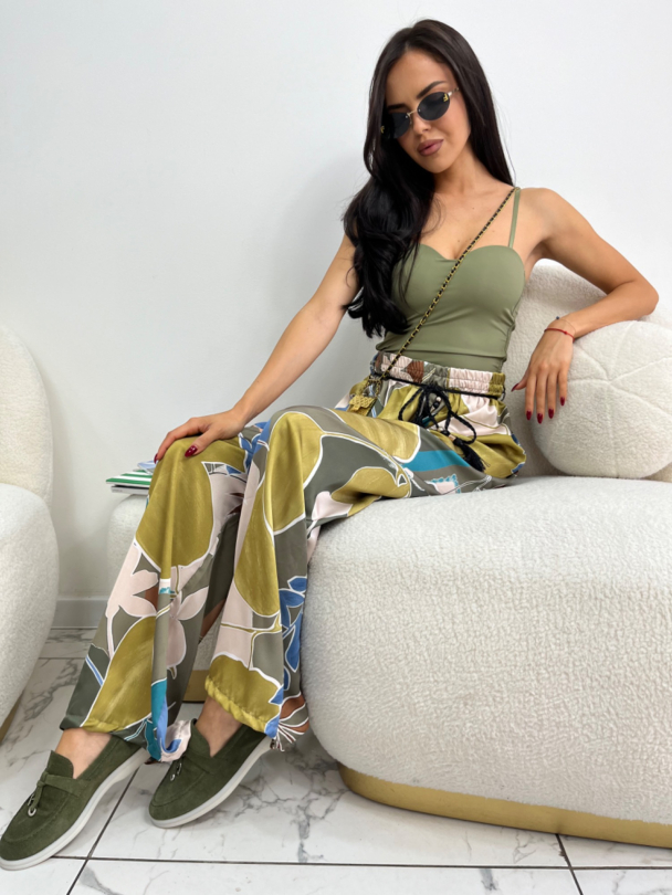 Pantaloni Playa Green