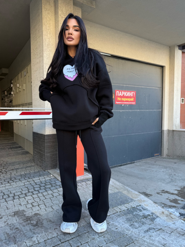 Pantaloni Power Mama Black