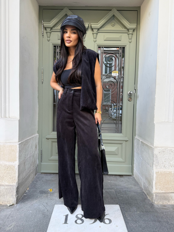 Pantaloni Pradas Black
