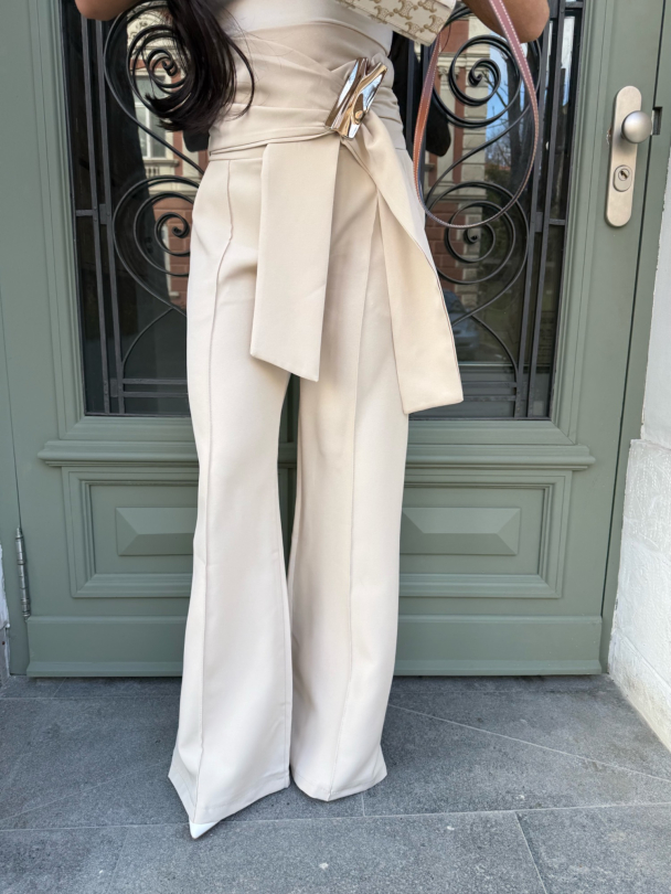 Pantaloni Primavera Latte