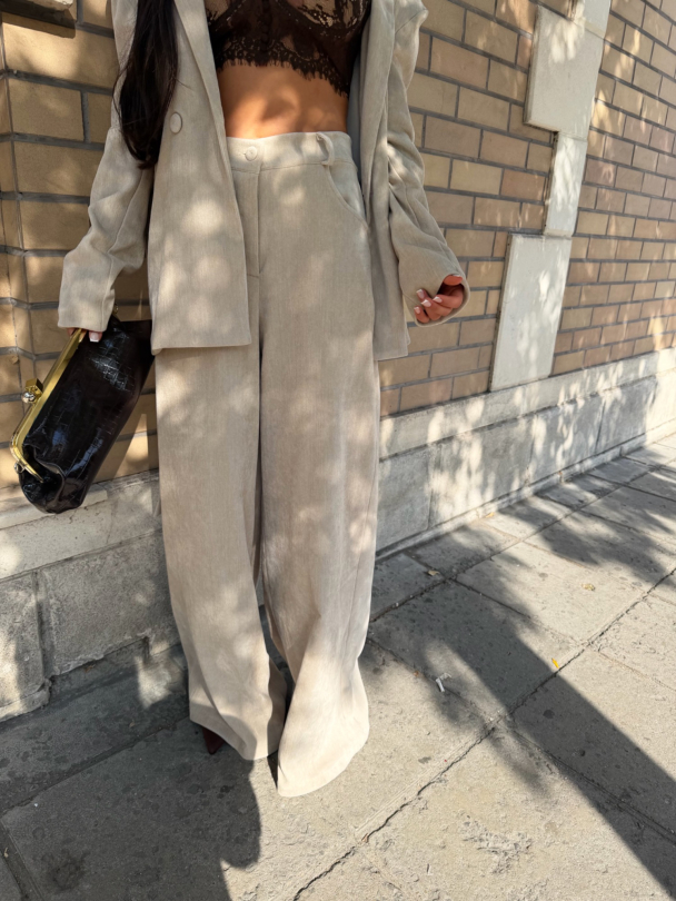 Pantaloni Renate Latte