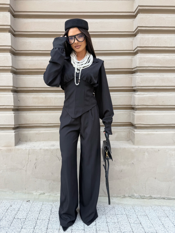 Pantaloni Santos Black