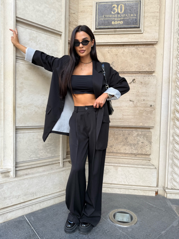 Pantaloni Selenes Black