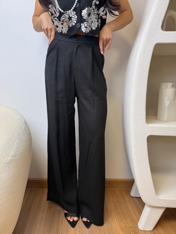 Pantaloni Sesony Black