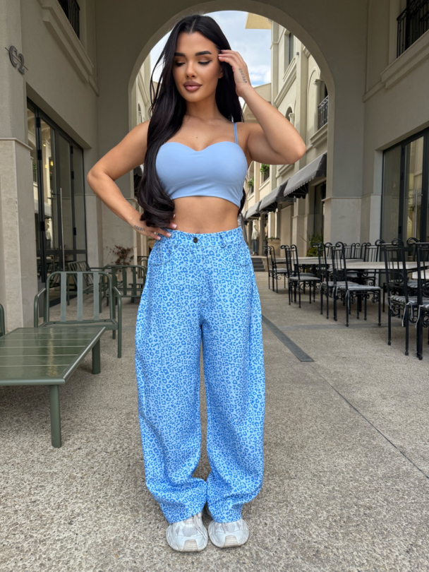Pantaloni Tukeny Blue