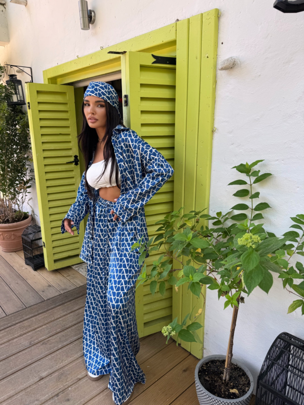 Pantaloni Viral Blue