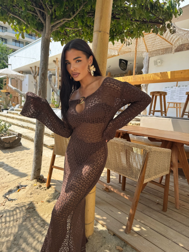 Rochie de plajă Luna Playa Chocolate