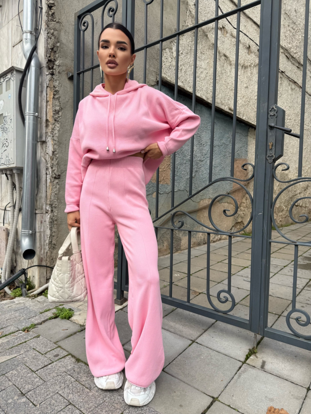 Pantaloni tricotați Benitta Pinky