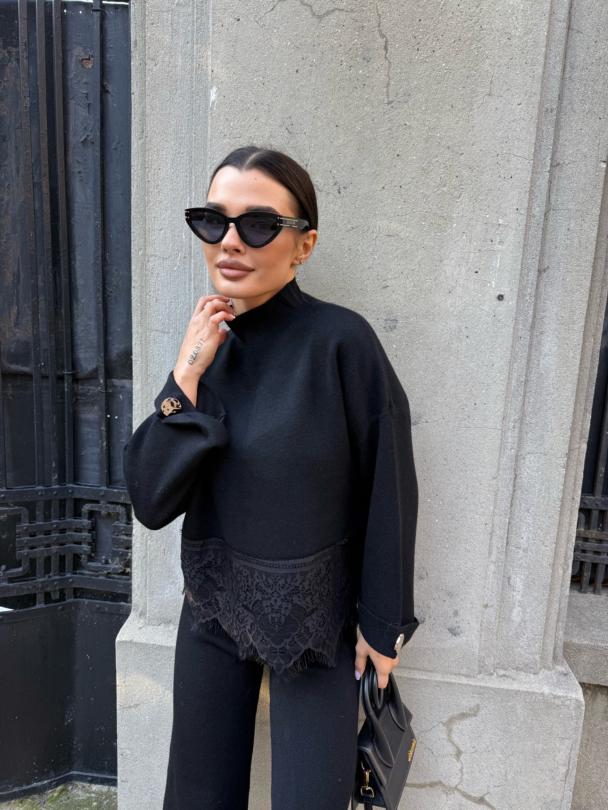 Pulover Bloomira Black