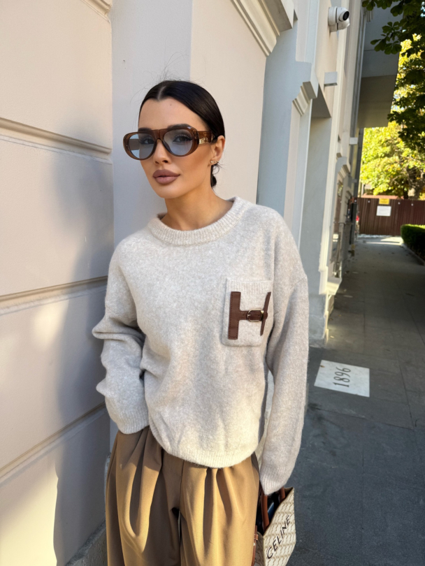 Pulover Hermits Latte