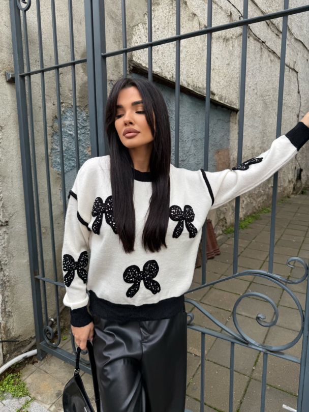 Pulover Mauvelia White