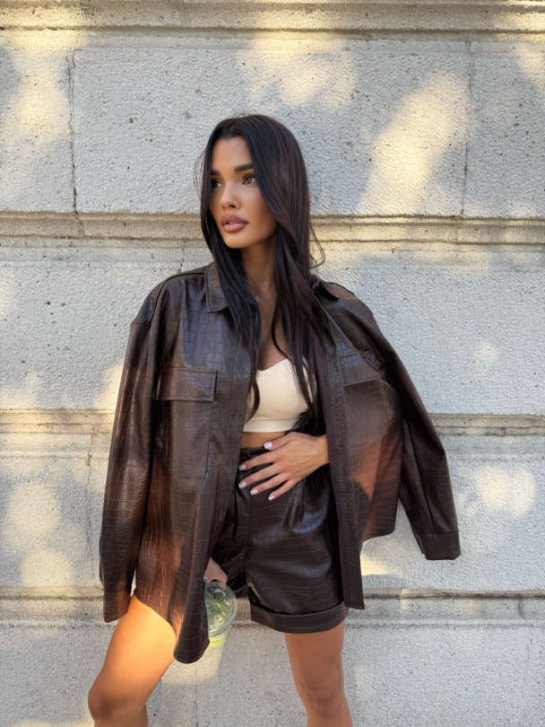 Camasa Amelie Dark Chocolate