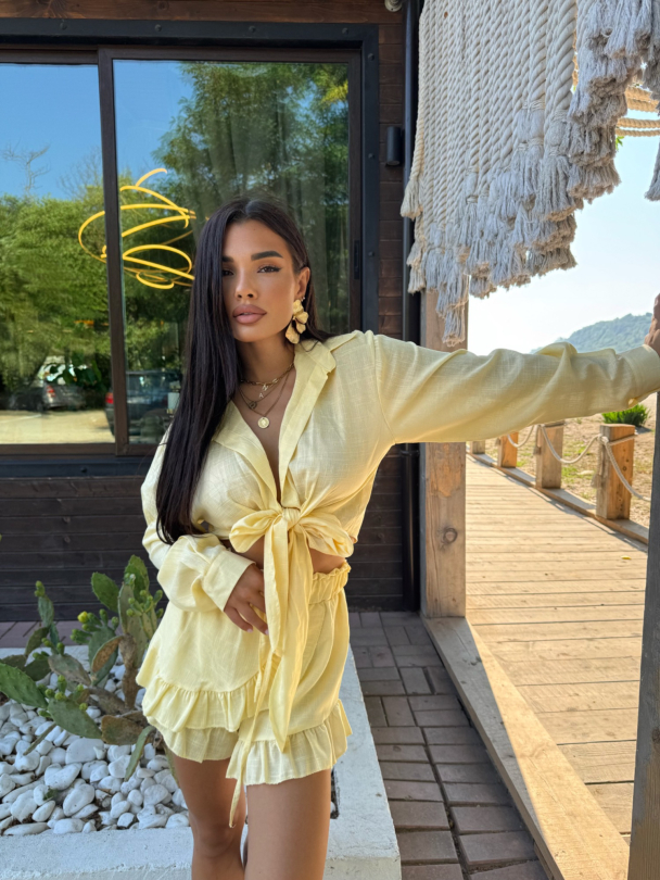 Camasa La Mediterranea Butter Yellow