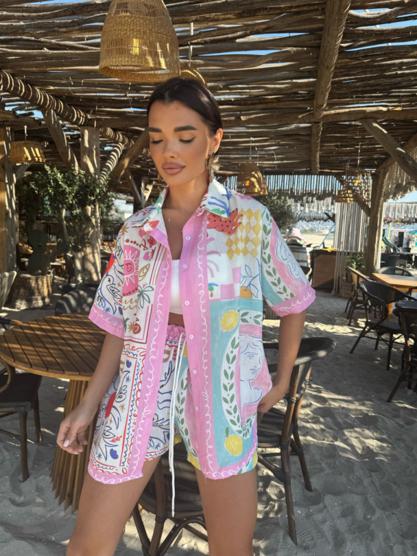 Camasa Salty Pink