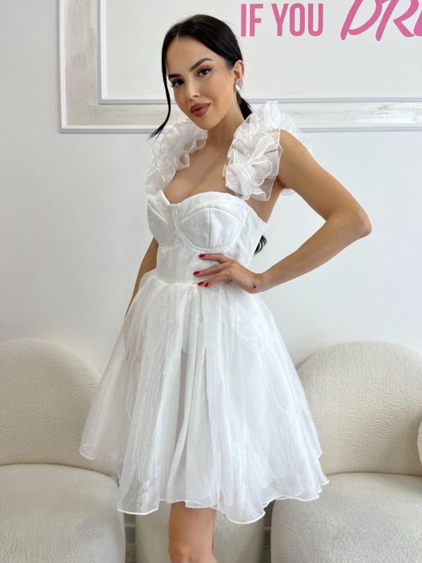 Rochie Adorable White