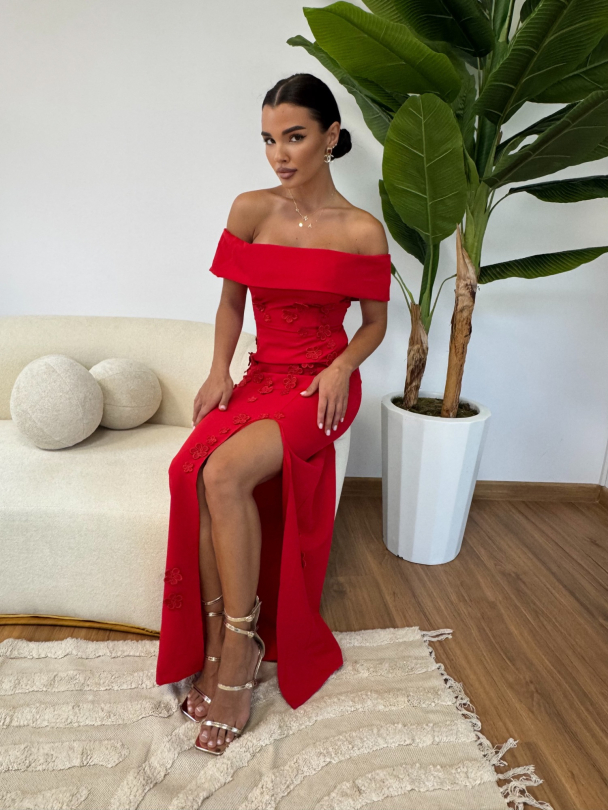 Rochie Belle More Red