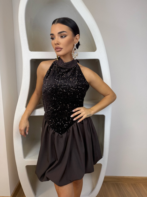 Rochie Besos Dark Chocolate