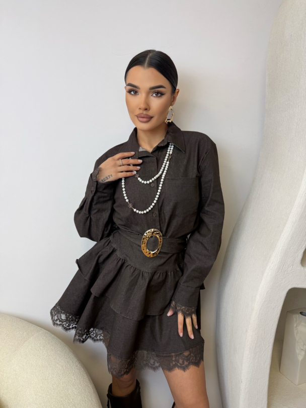 Rochie Dark Chocolate Denimo