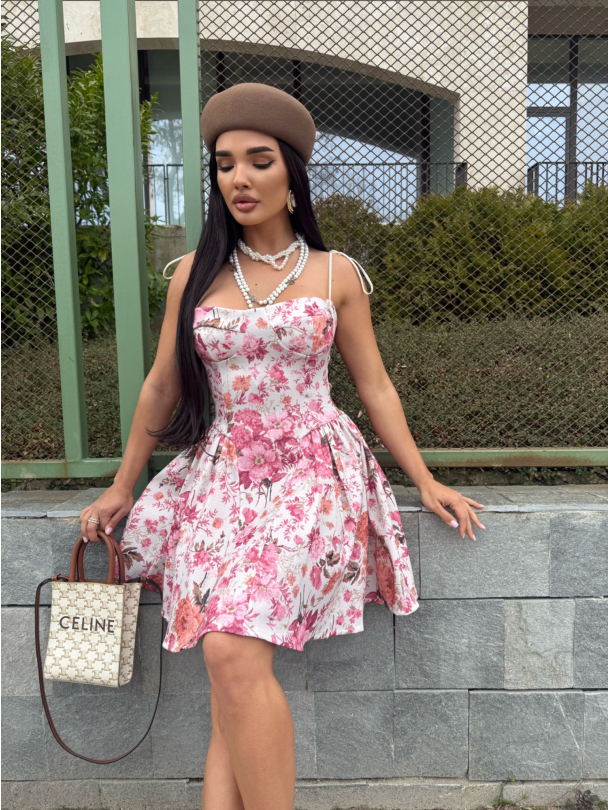 Rochie Feray Pink Flora