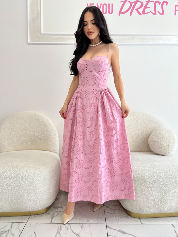 Rochie Gertrudy Powder Middie