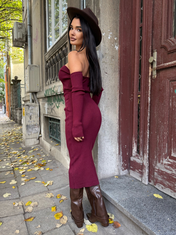 Rochie Marisol Burgundy