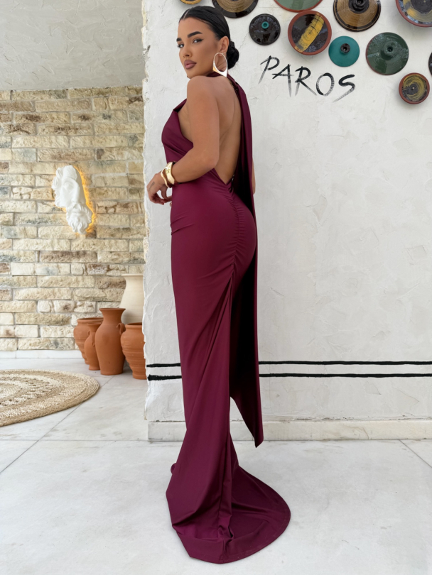 Rochie Mishell Burgundy 