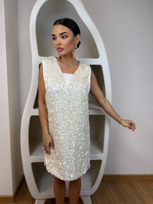 Rochie Overall Milky