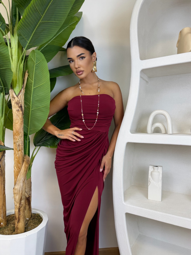 Rochie Ozone Sky Burgundy