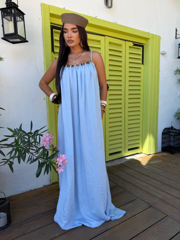 Rochie Pesena Baby Blue