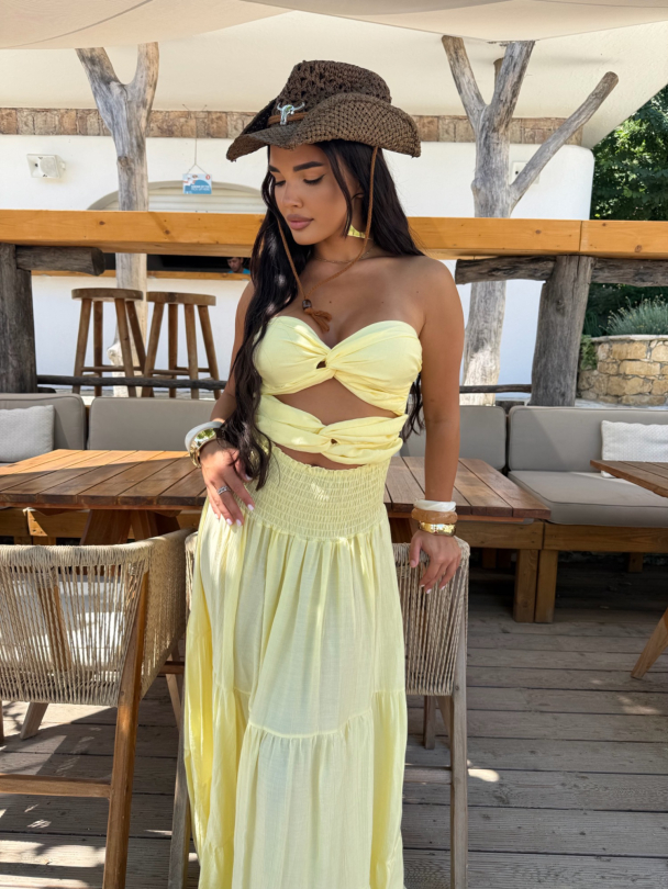 Rochie Portovenere Butter Yellow