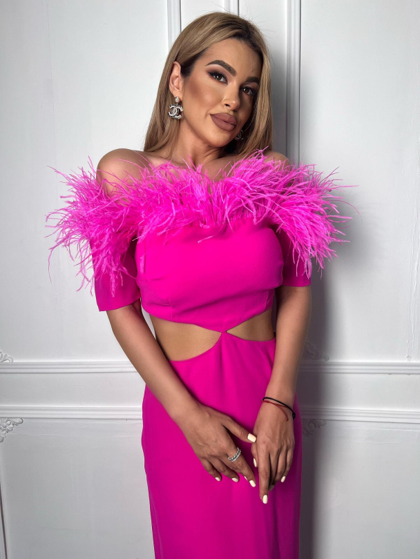 Rochie Queeny Fuchsia Limited