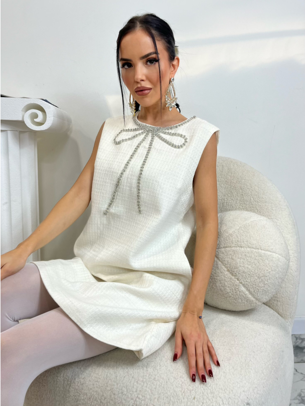 Rochie Real Class in White