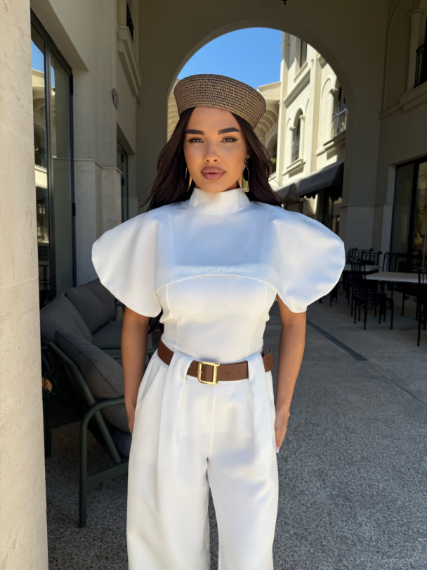 Set de maiou și top Karimea White