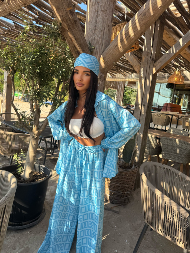 Set cămașă și eșarfă Lambadas Blue