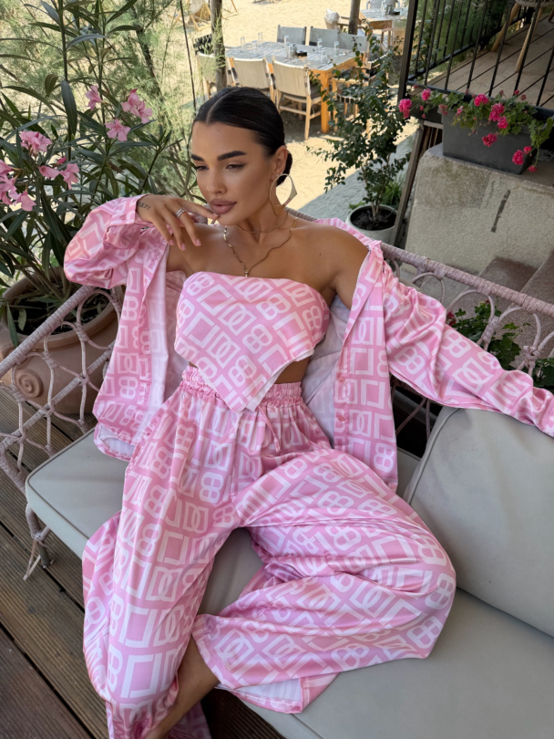 Set cămașă și eșarfă Lambadas Bubblegum