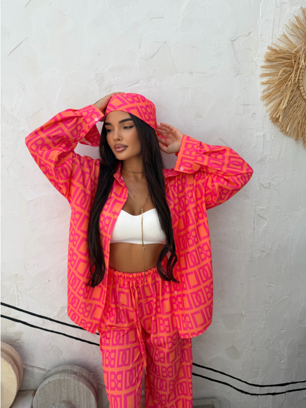 Set cămașă și eșarfă Lambady Mango Crush