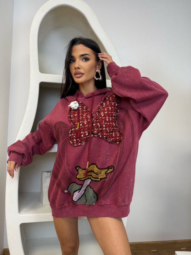 Hanorac Arty Burgundy