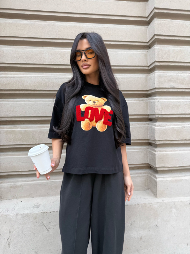 Tricou Bruno Relax Black