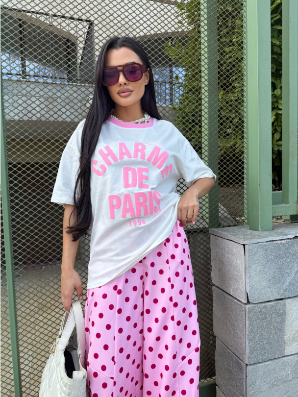 Tricou Charme de Paris Pink 