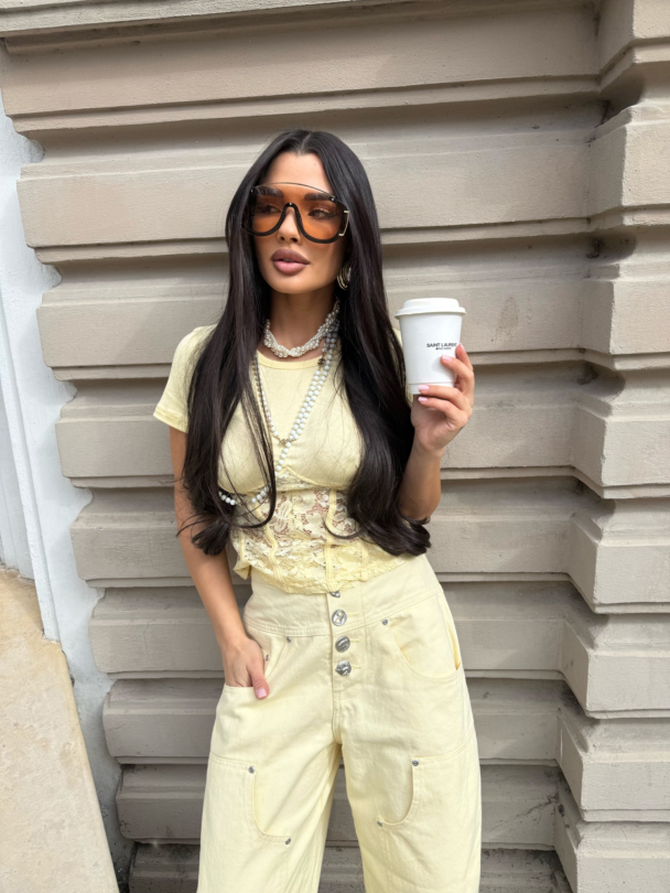 Tricou Dario Butter Yellow