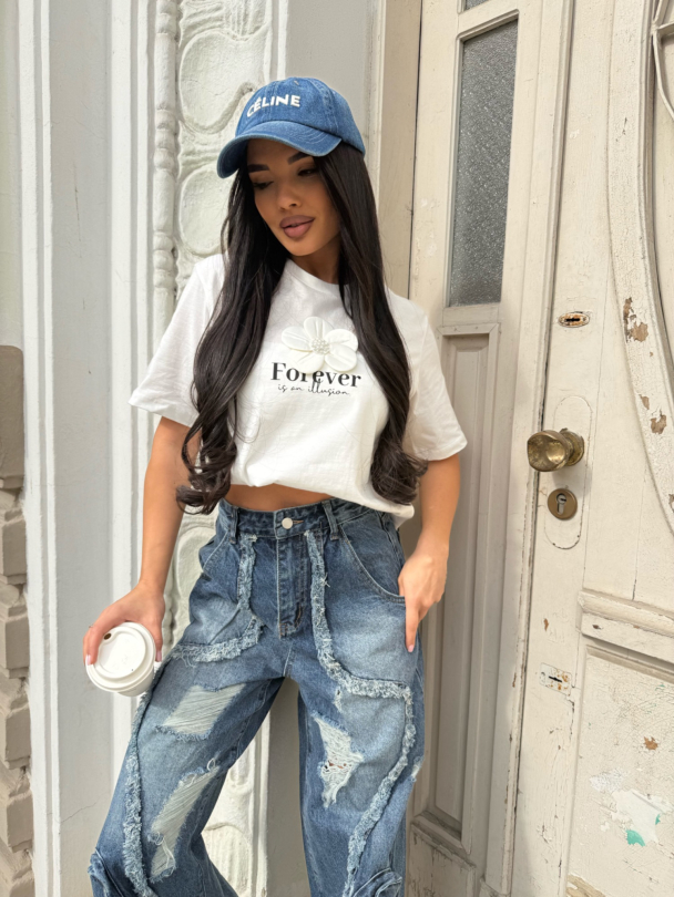 Tricou Forever is an illusion White