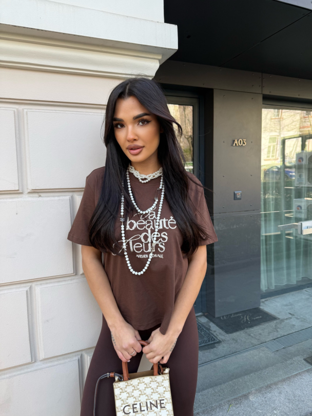 Tricou La Beaute Chocolate
