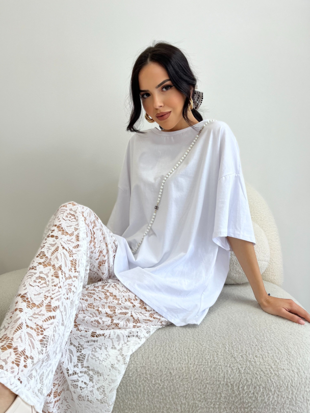 Tricou Laureti White