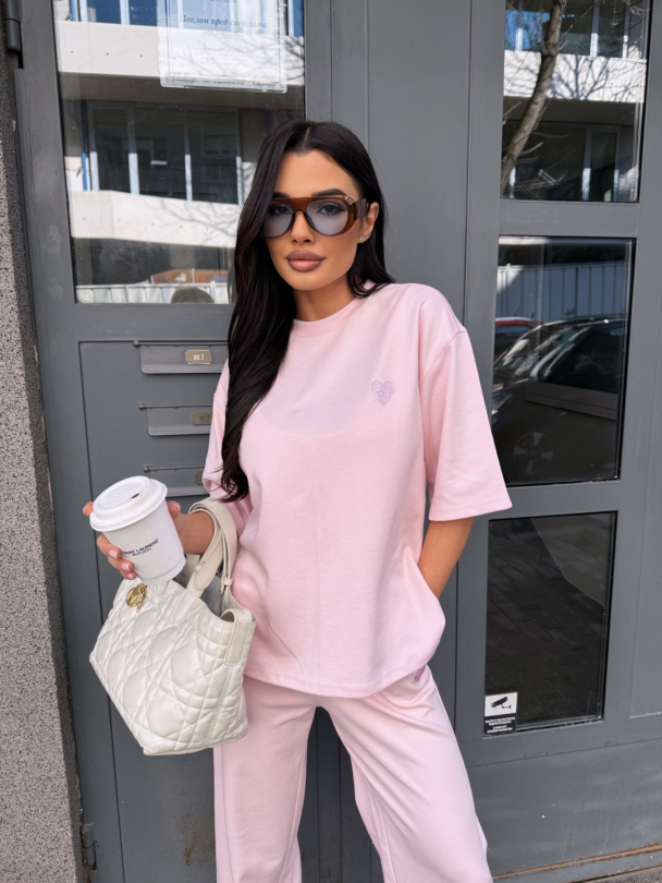 Tricou Lavella Baby Pink