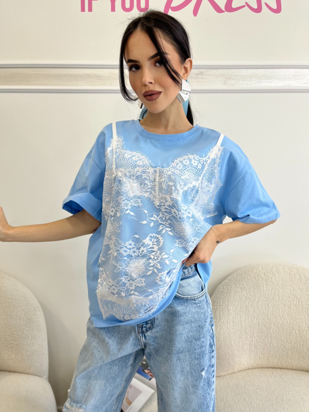 Tricou Memento Blue