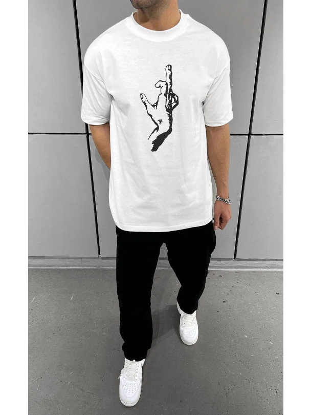 Tricou Middle White