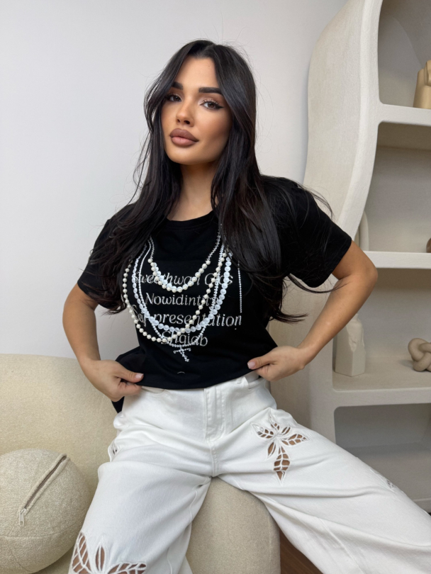 Tricou Self Present Black